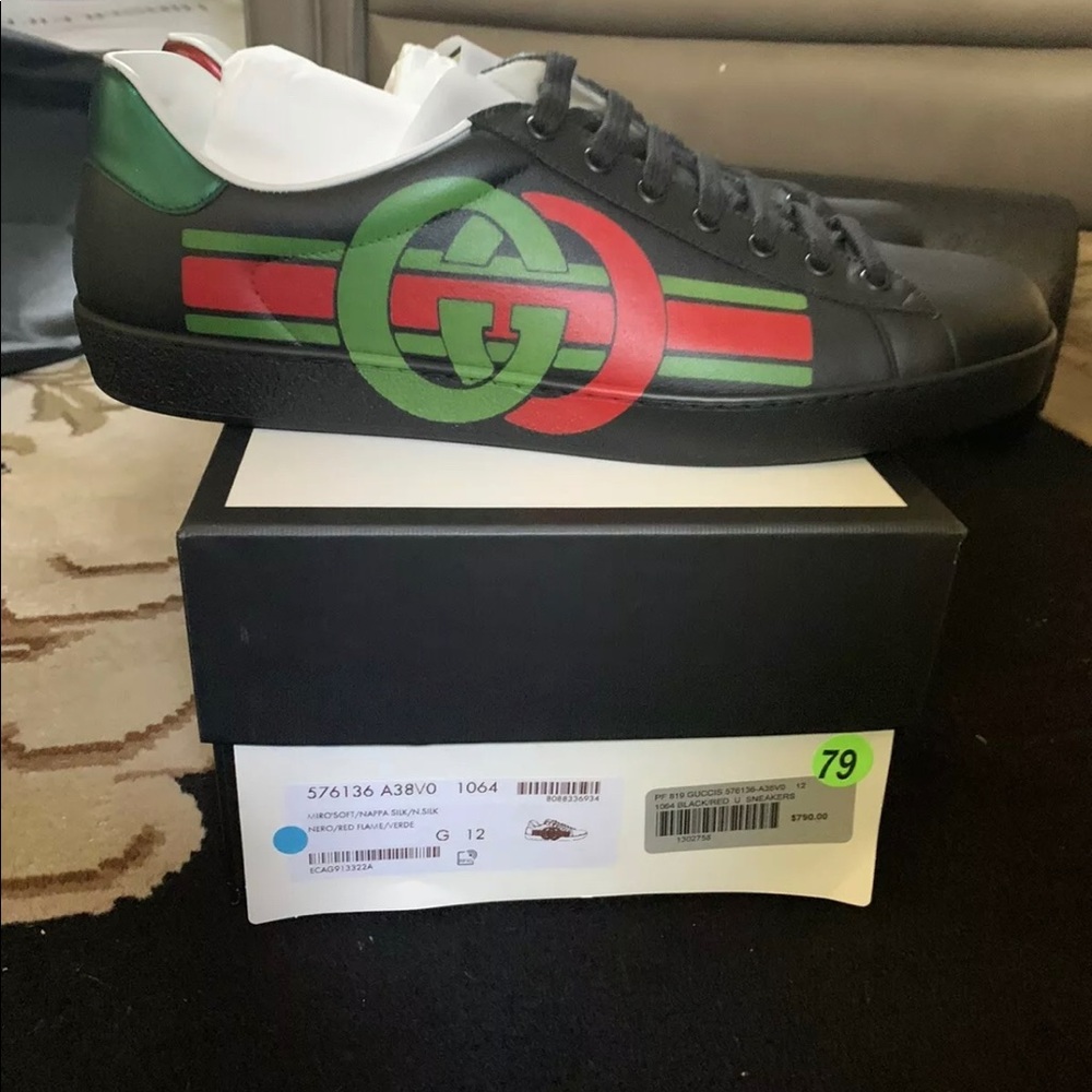 Gucci interlocked G sneakers size 12